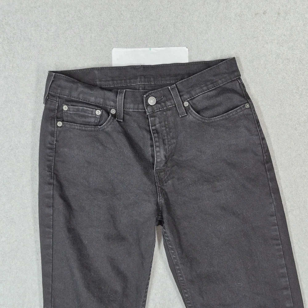 Levi's 514 Men Jeans 30X32 Black Denim Straight Low Rise 30
